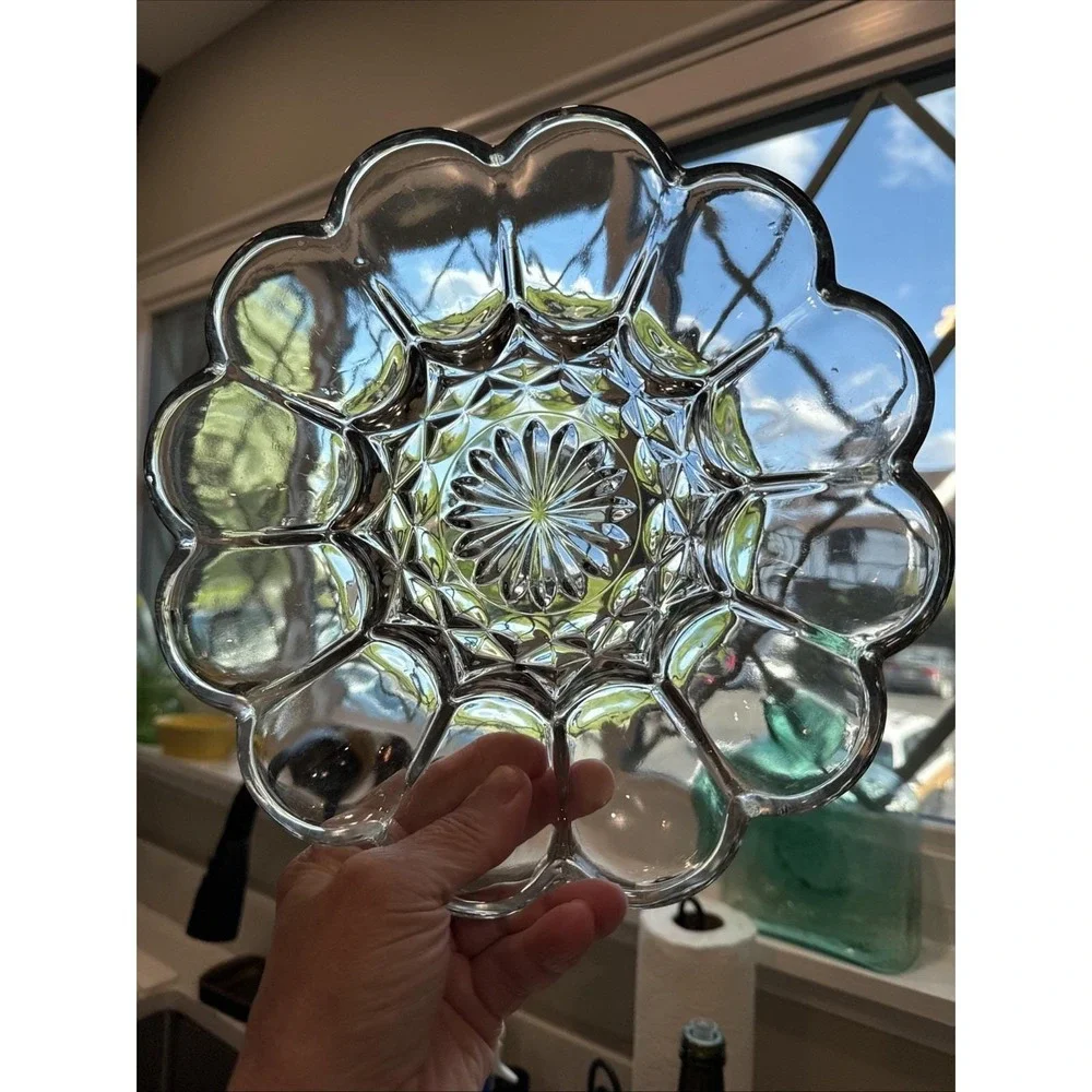 Vintage Anchor‎ Hocking Heavy Clear Glass 10